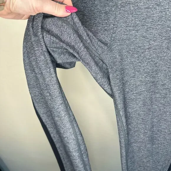 Lululemon Box It Out Tight Heathered Grey Black W5AU7S Luxtreme Leggings 12 - Picture 7 of 16